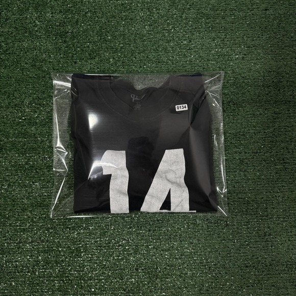 John Galt Shirt Womens One Size Black 14 Graphic Crop Tee Short Sleeve Cotton - Picture 6 of 6